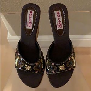 COPY - Brown Slip on Wedges